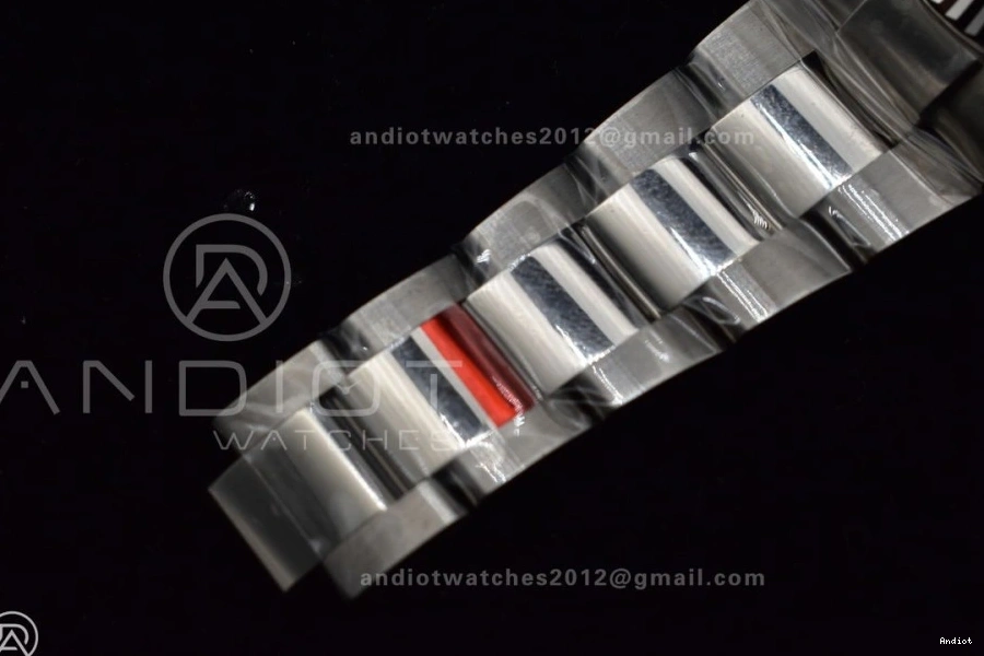 Best VS3235 Oyster 904L Gray 41 Bracelet DateJust VSF Edition Roman Green Dial SS 1:1 on 126330 0204